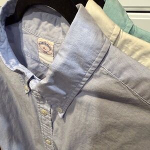 3-Pack Brooks Brothers Men’s Short Sleeve Button-Down Shirt - Size XL